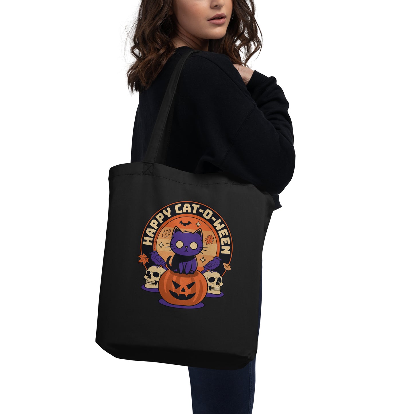 Happy - Cat - O - Ween - Eco Tote Bag