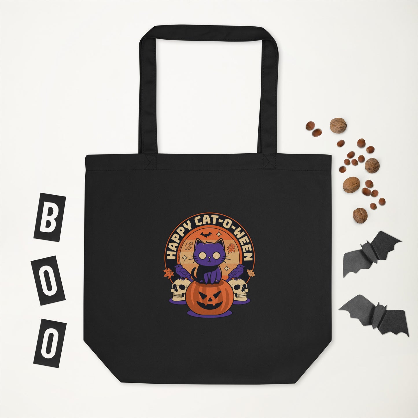 Happy - Cat - O - Ween - Eco Tote Bag