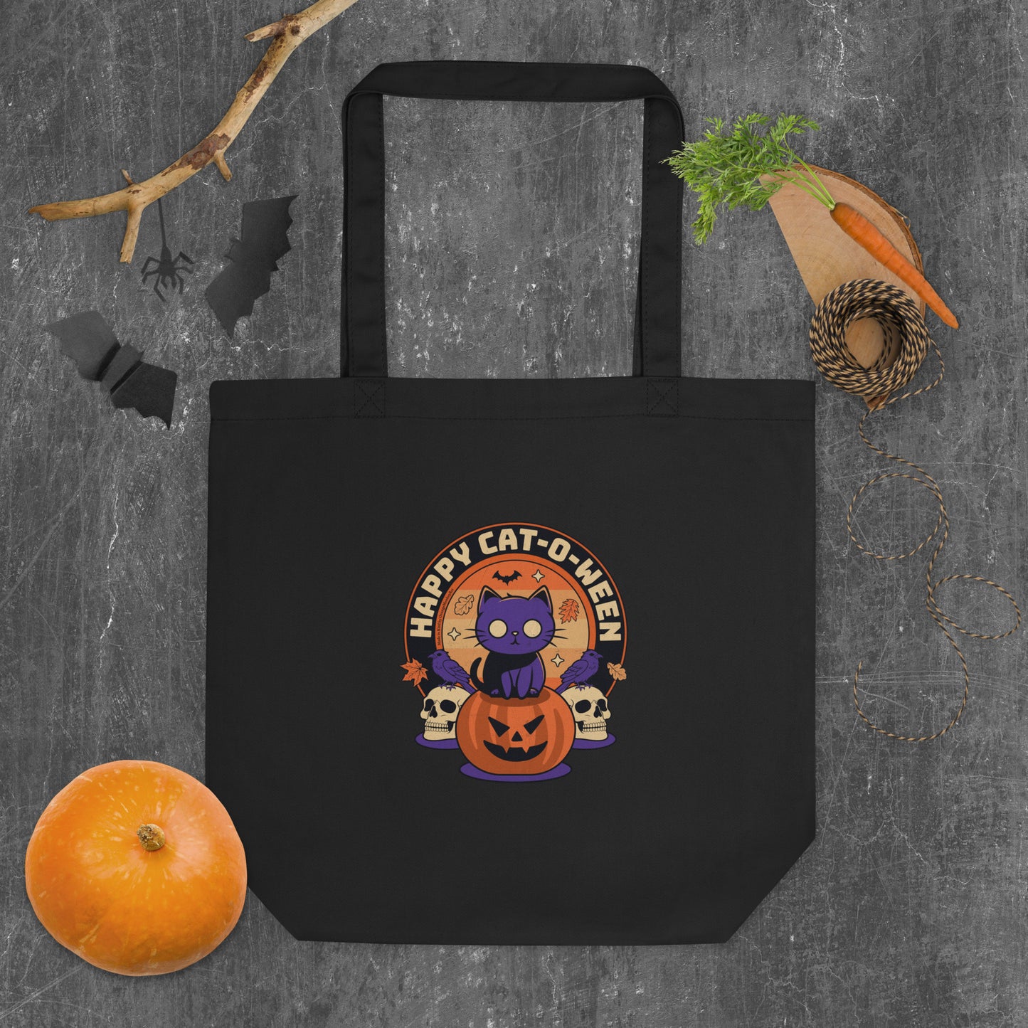 Happy - Cat - O - Ween - Eco Tote Bag