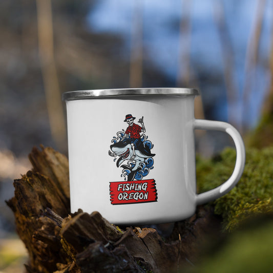 Fishing Oregon/ Get Your Limit - Enamel Mug