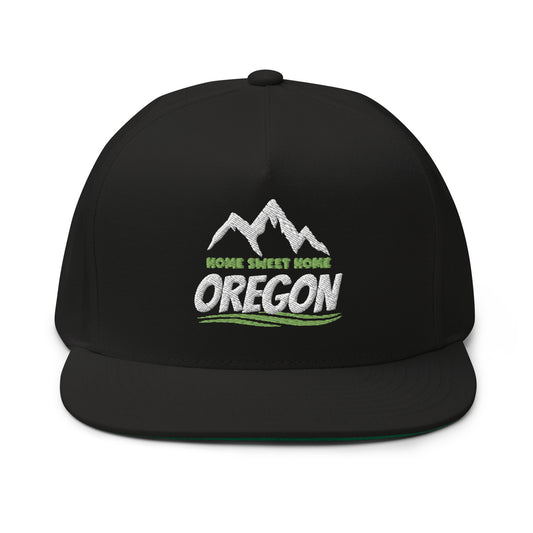 Home Sweet Home Oregon - Flat Bill Cap