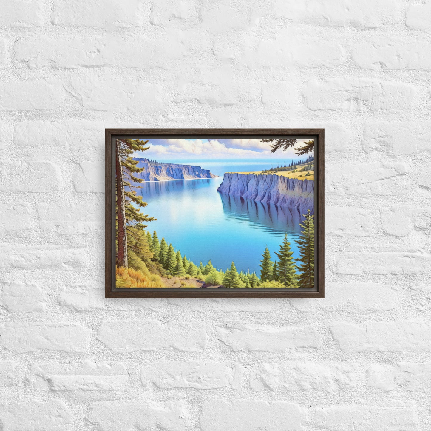 Oregon Calling - Digital Art - Framed canvas - FREE SHIPPING