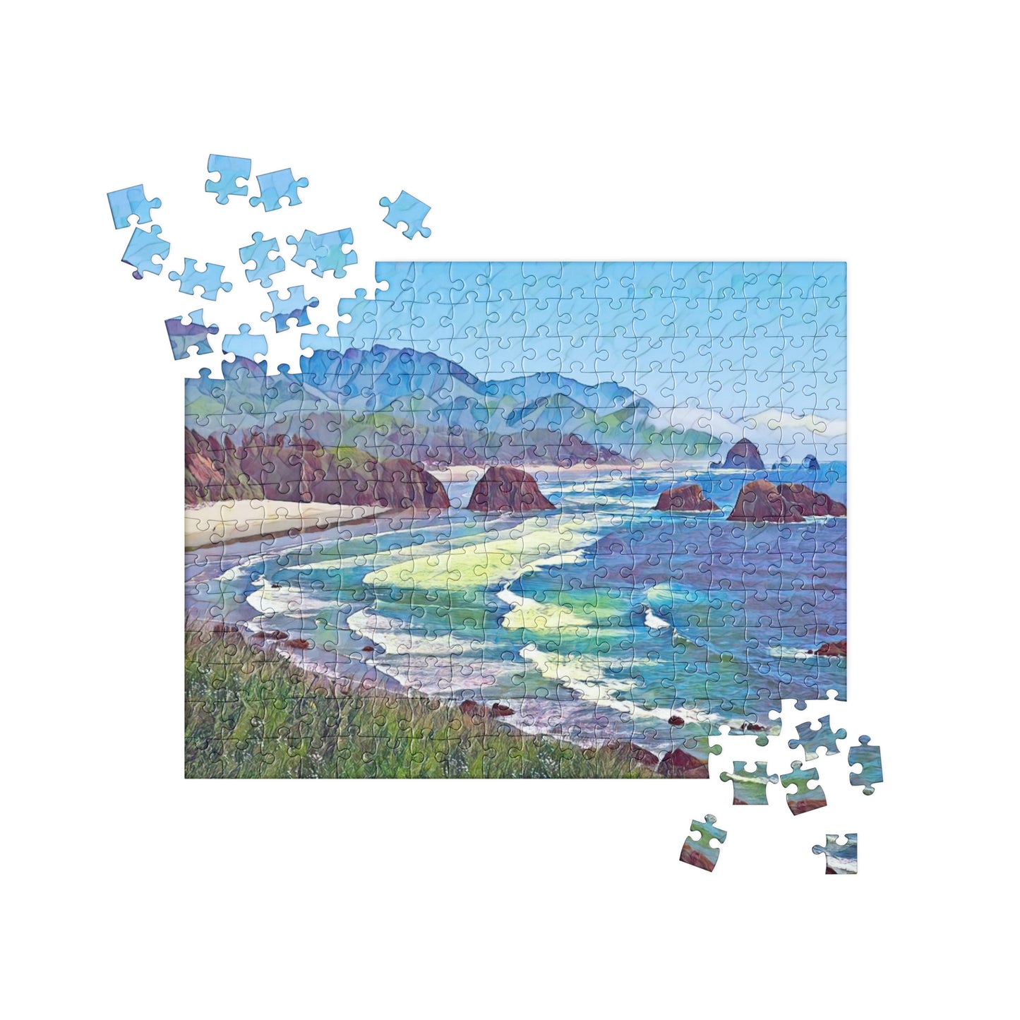 Ecola State Park - Digital Art - Jigsaw puzzle