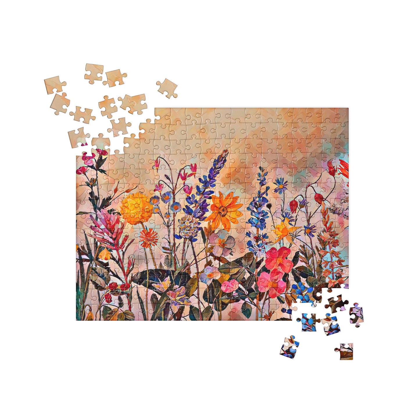 Oregon Wildflowers - Digital Art - Jigsaw puzzle