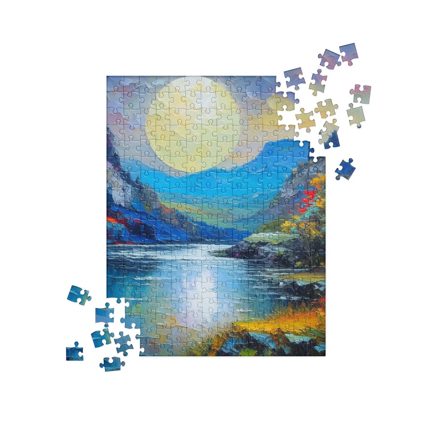 Moon Over the Gorge - Jigsaw puzzle