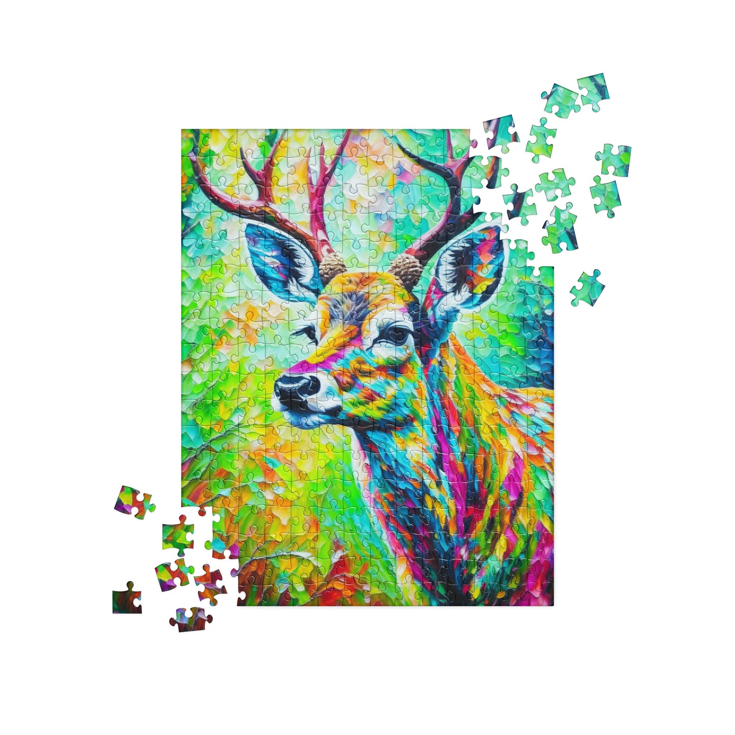 Deer in the Woods - Jigsaw puzzle