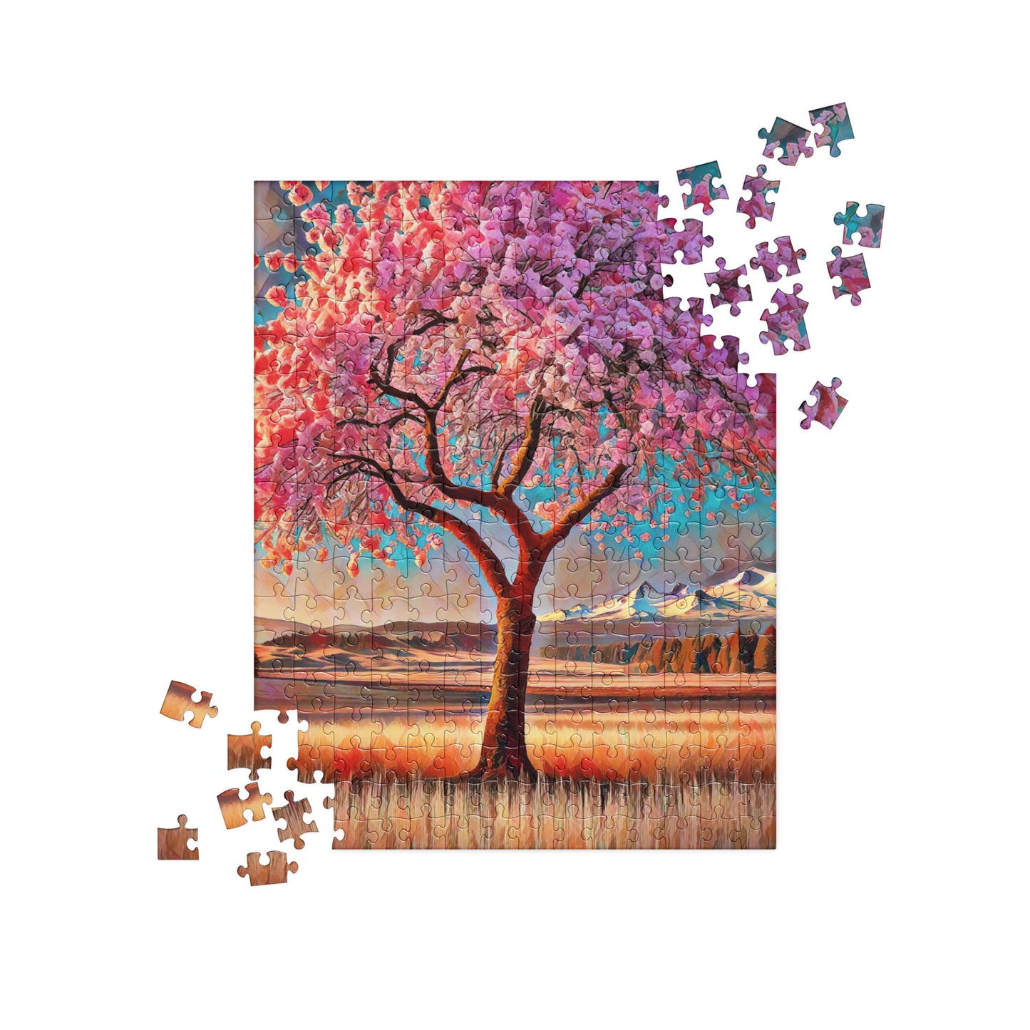 Oregon Cherry Blossoms - Jigsaw puzzle