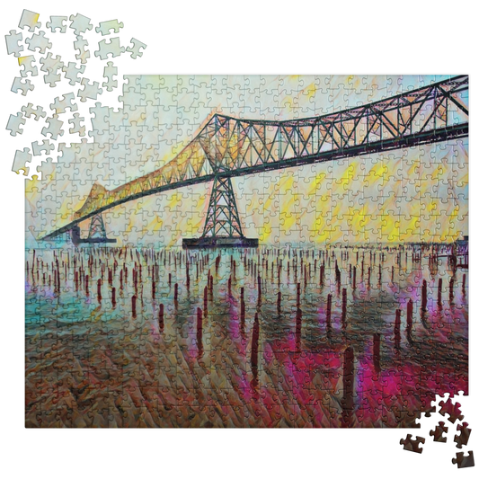 Astoria Bridge - Digital Art - Jigsaw puzzle