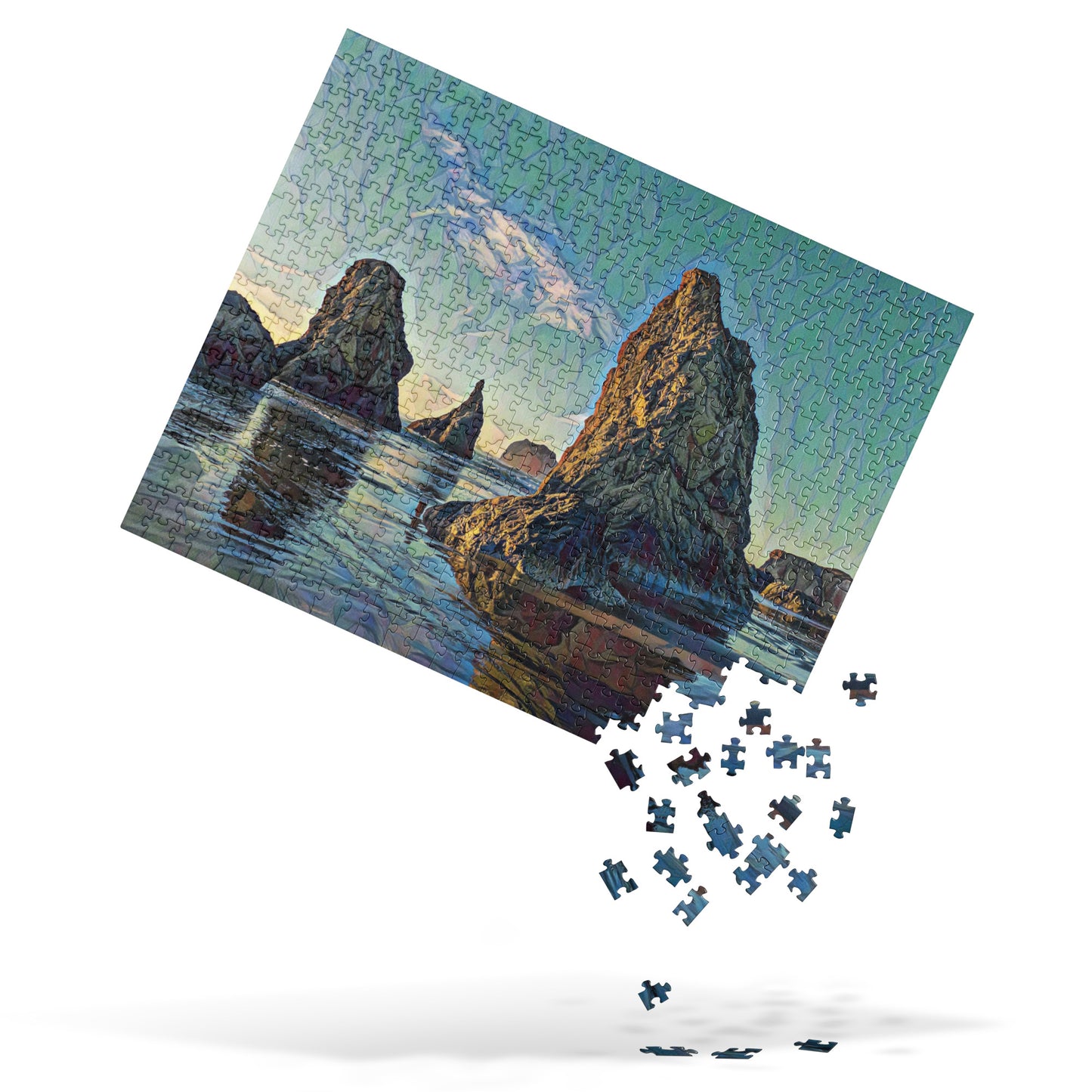 Bandon Oregon - Digital Art - Jigsaw puzzle