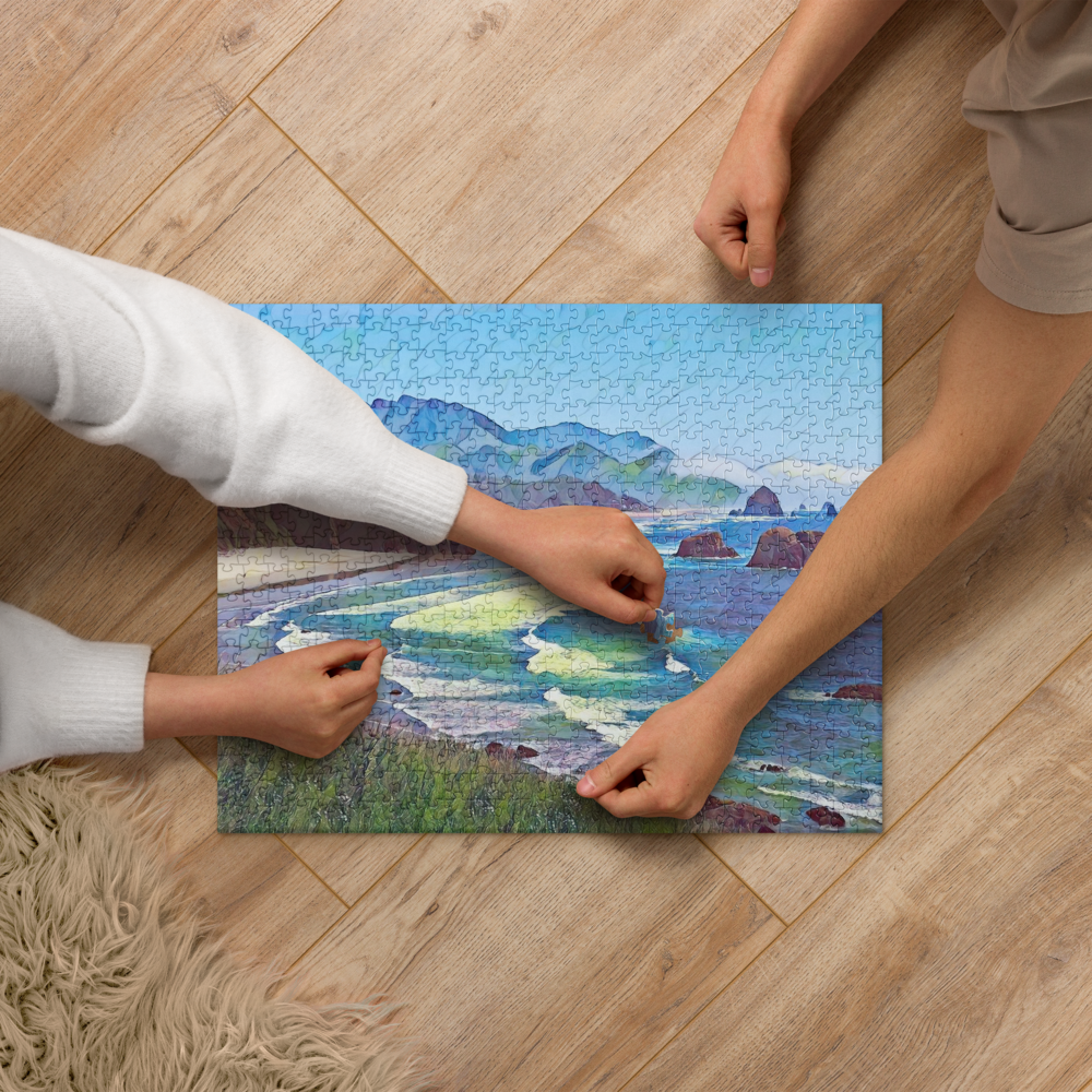 Ecola State Park - Digital Art - Jigsaw puzzle