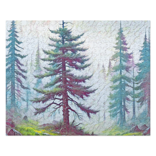 into the Oregon Woods - Digital Art - Jigsaw puzzle