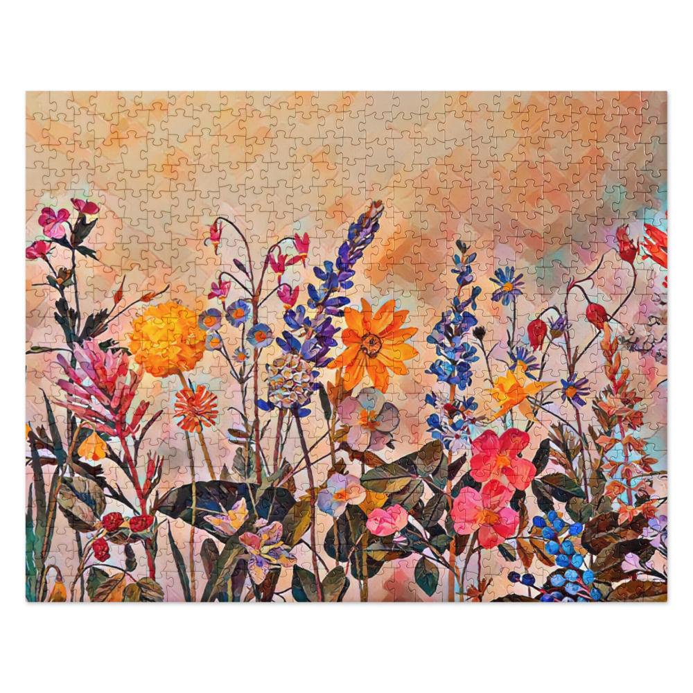 Oregon Wildflowers - Digital Art - Jigsaw puzzle