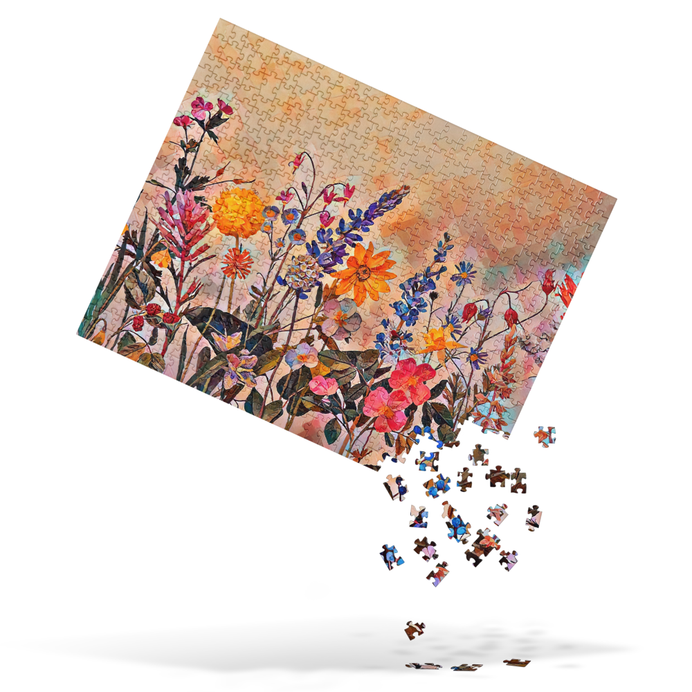 Oregon Wildflowers - Digital Art - Jigsaw puzzle