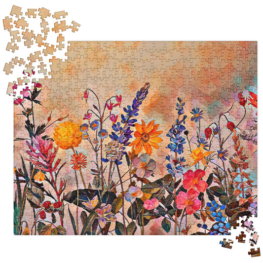 Oregon Wildflowers - Digital Art - Jigsaw puzzle