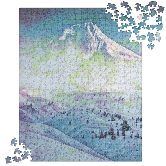 Mount Hood - Digital Art - Jigsaw puzzle