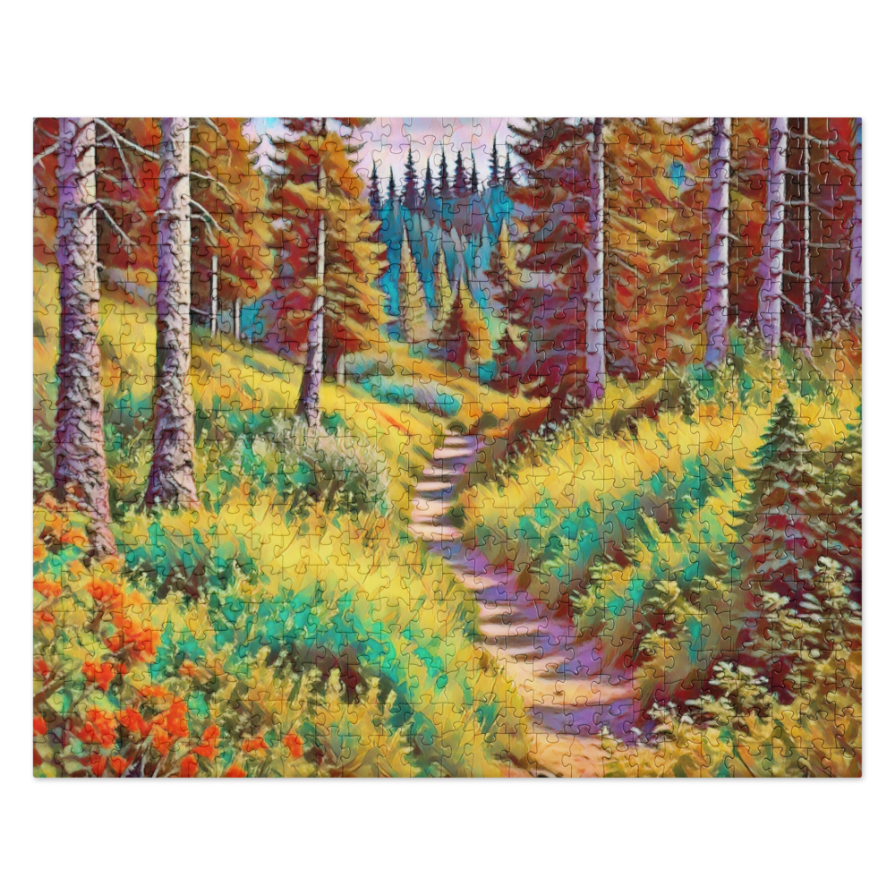 Autumn in Oregon - Digital Art - Jigsaw puzzle