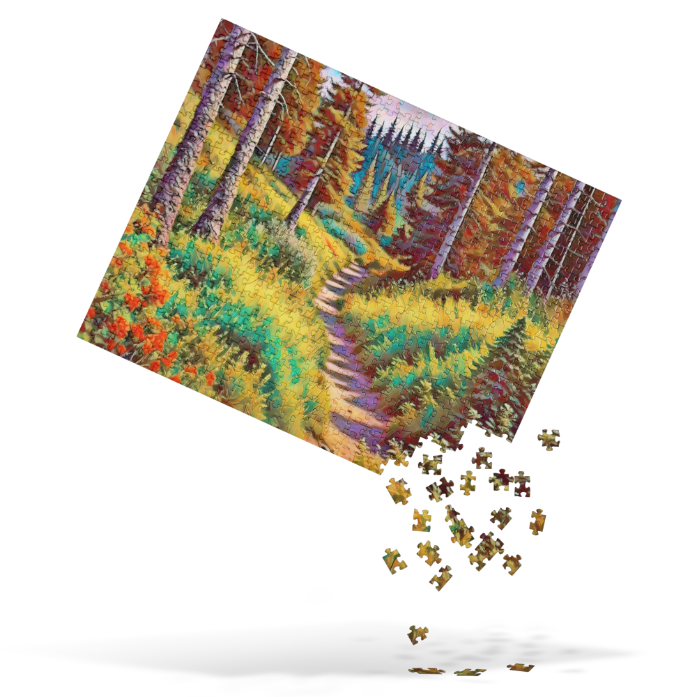 Autumn in Oregon - Digital Art - Jigsaw puzzle