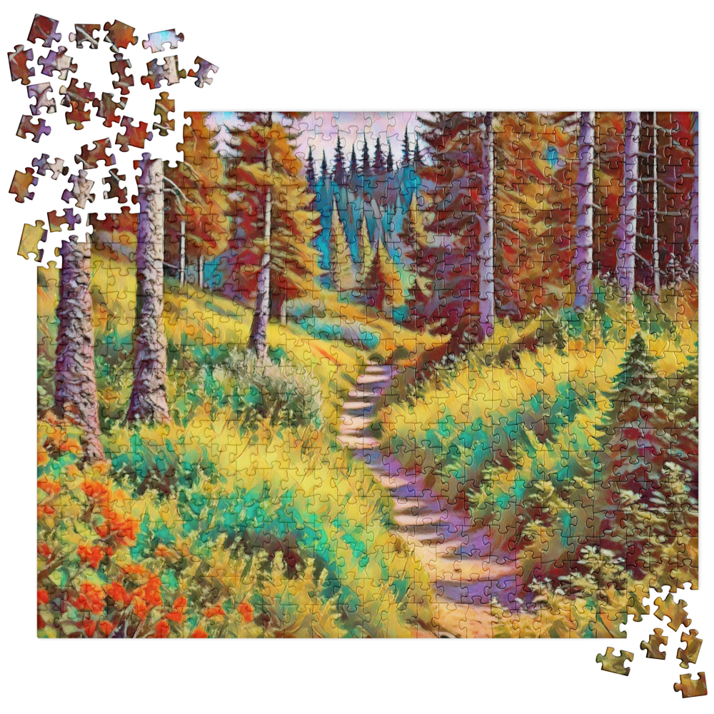 Autumn in Oregon - Digital Art - Jigsaw puzzle