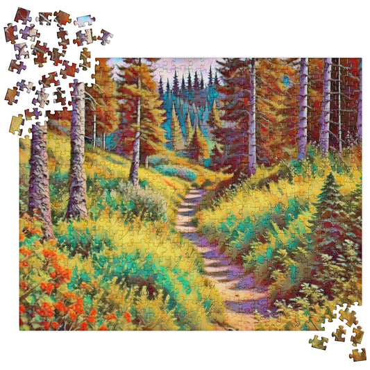 Autumn in Oregon - Digital Art - Jigsaw puzzle