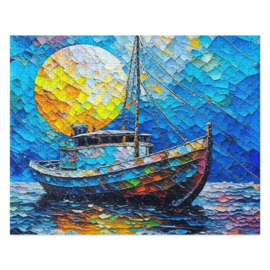 Moon over Newport - Jigsaw puzzle