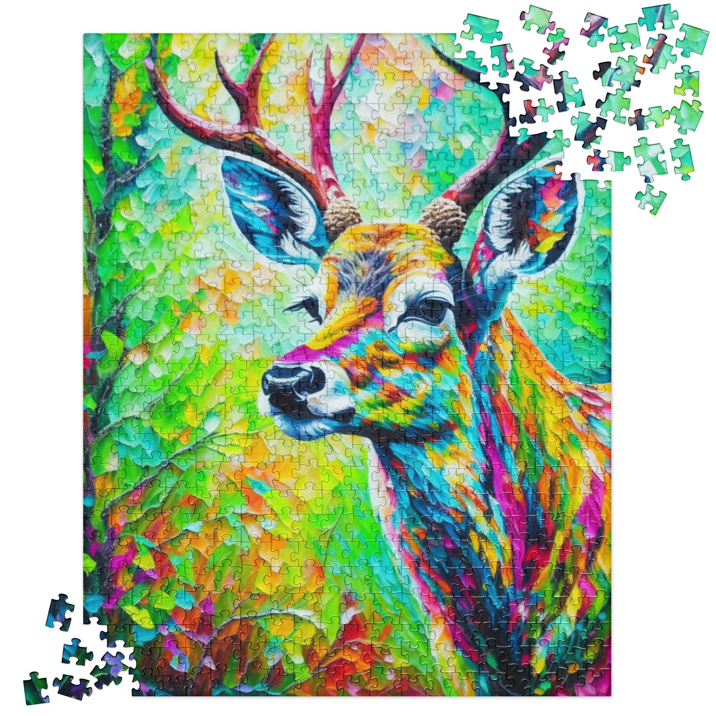 Deer in the Woods - Jigsaw puzzle