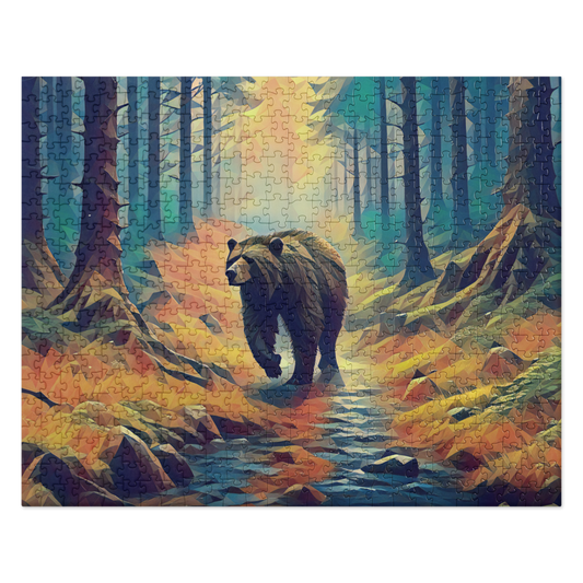 Bear in the Woods - Jigsaw puzzle