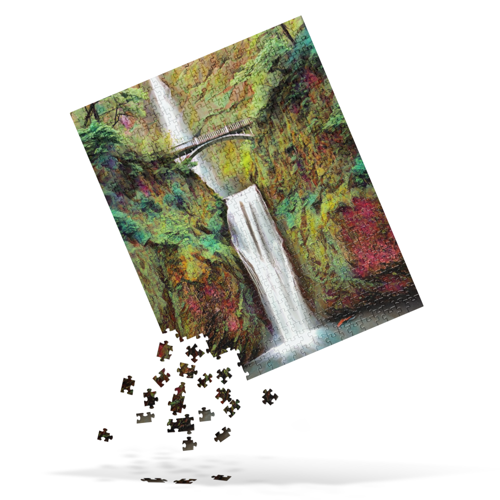 Multnomah Falls - Jigsaw puzzle