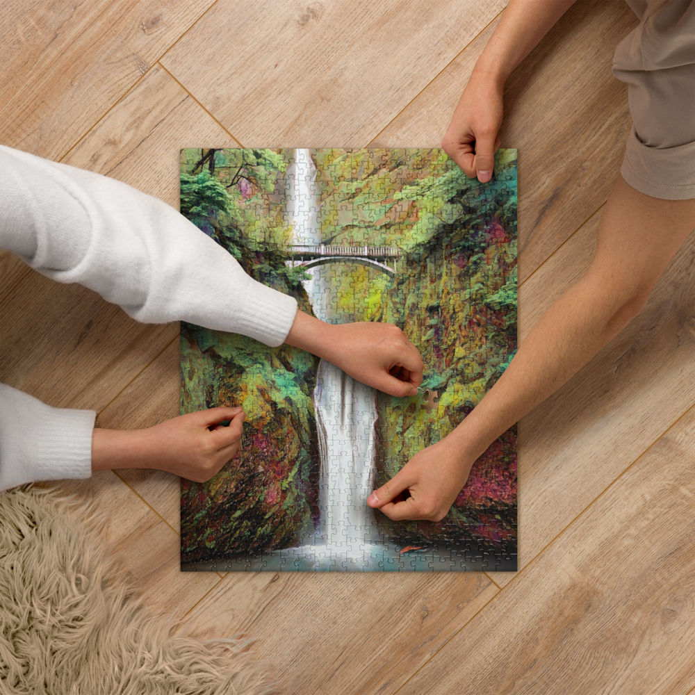 Multnomah Falls - Jigsaw puzzle