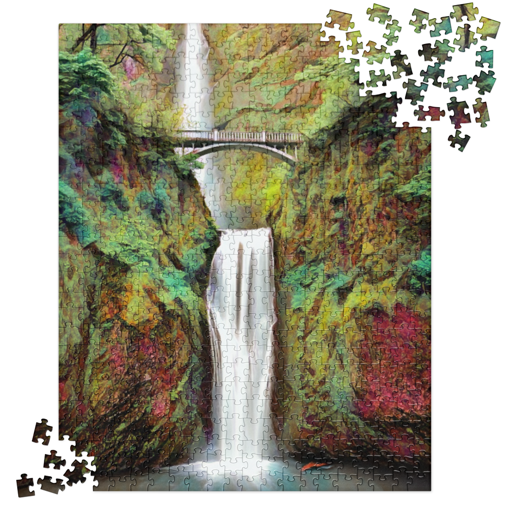 Multnomah Falls - Jigsaw puzzle