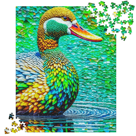 Duck on a Pond - Jigsaw puzzle