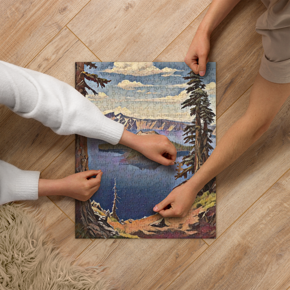 Crater Lake - Jigsaw puzzle