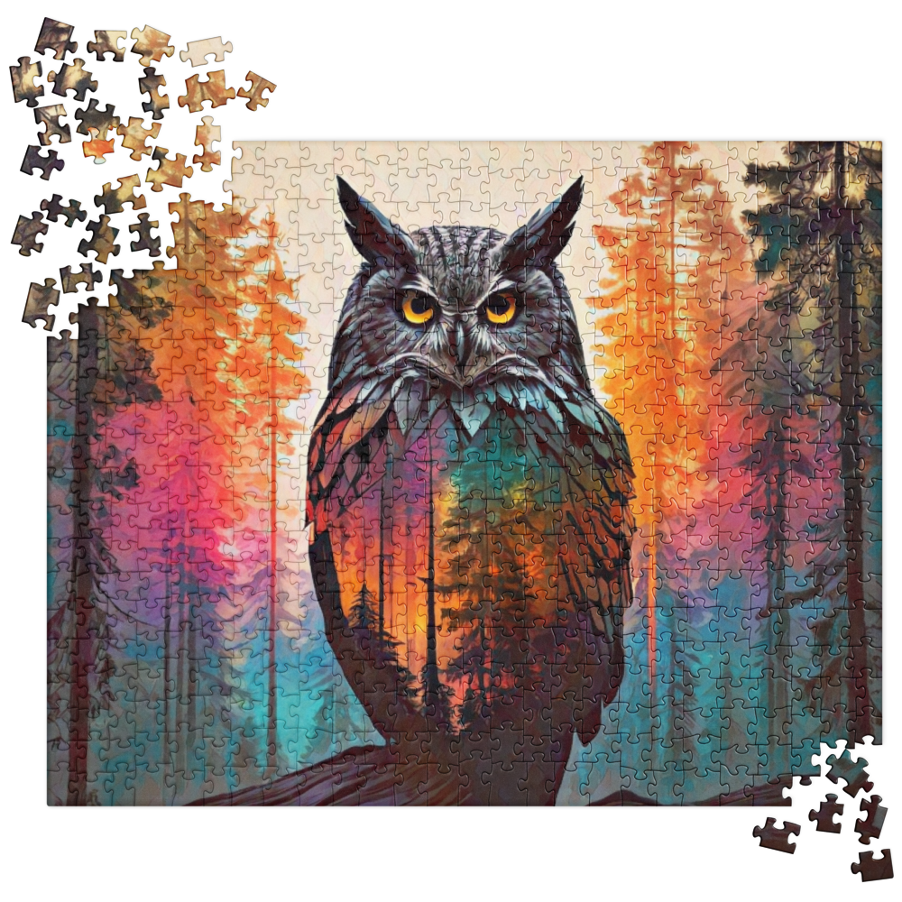 Oregon Owl - Jigsaw puzzle