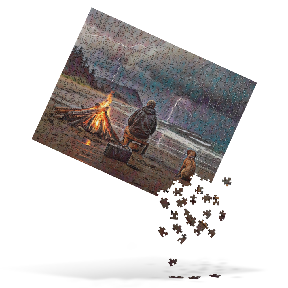 Bonfire in the Storm - Jigsaw puzzle