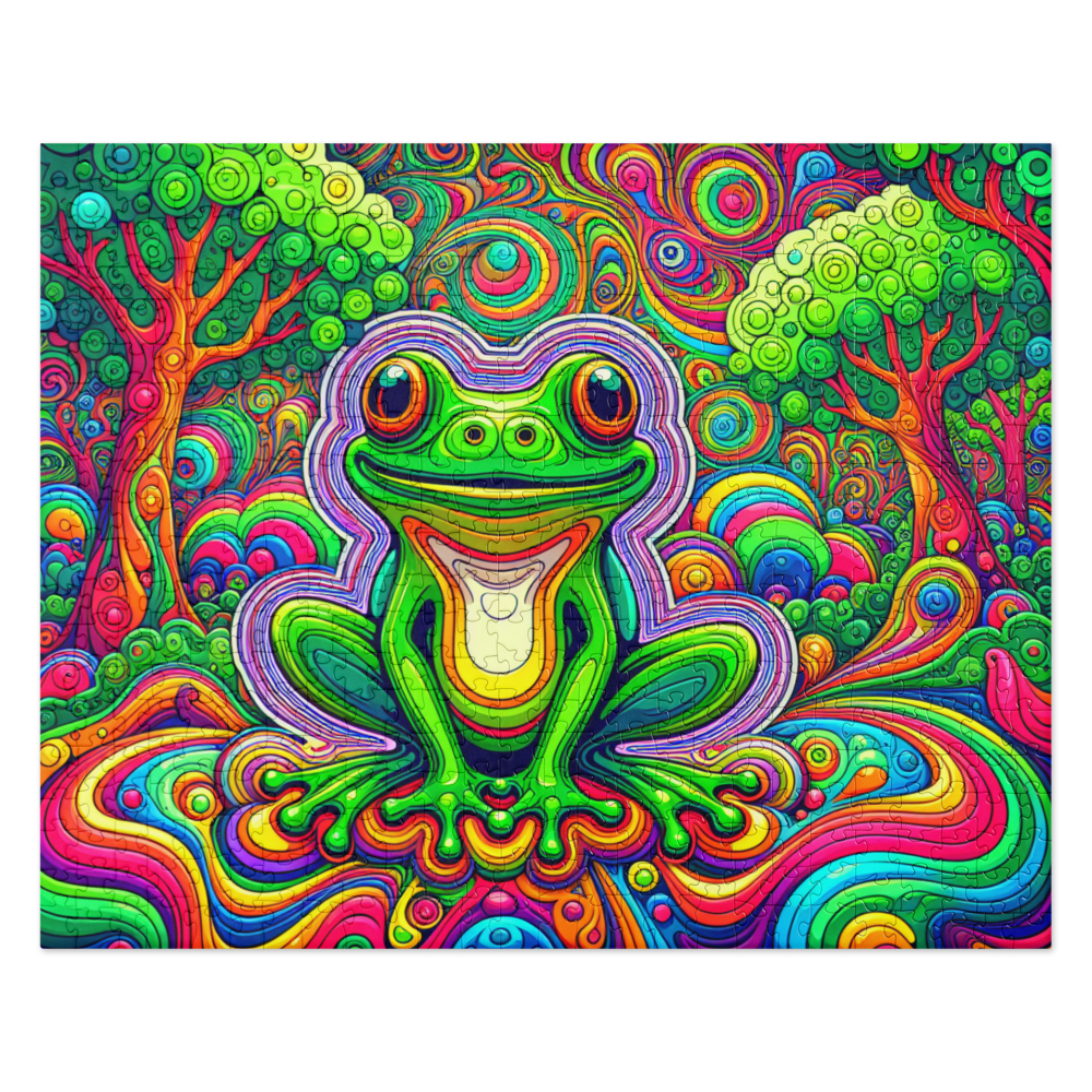 Super Frog - Jigsaw puzzle