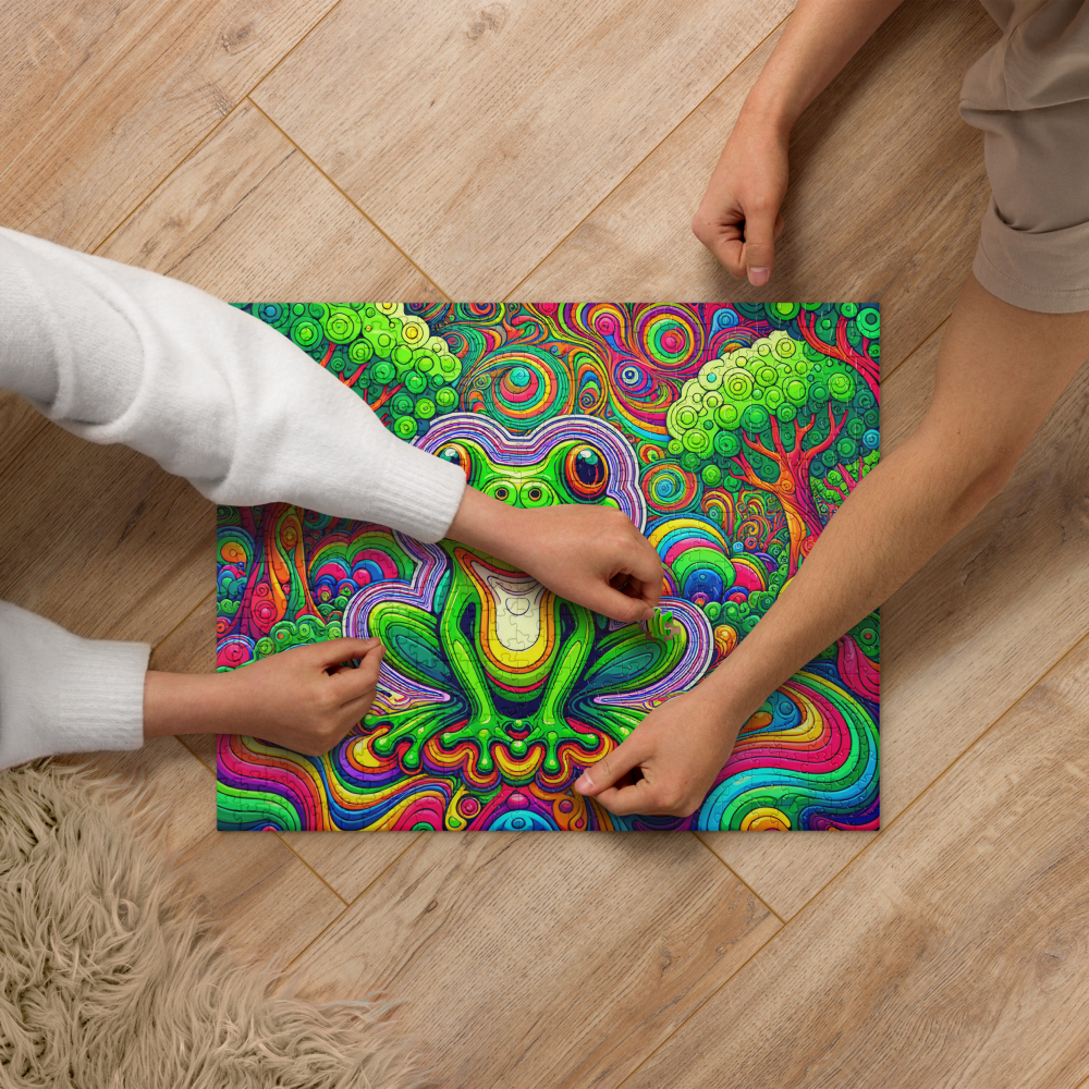 Super Frog - Jigsaw puzzle