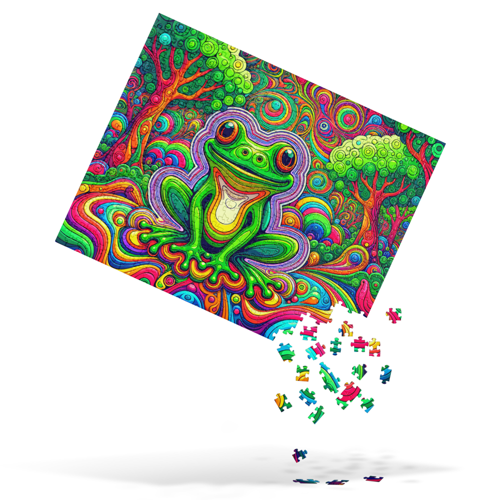 Super Frog - Jigsaw puzzle