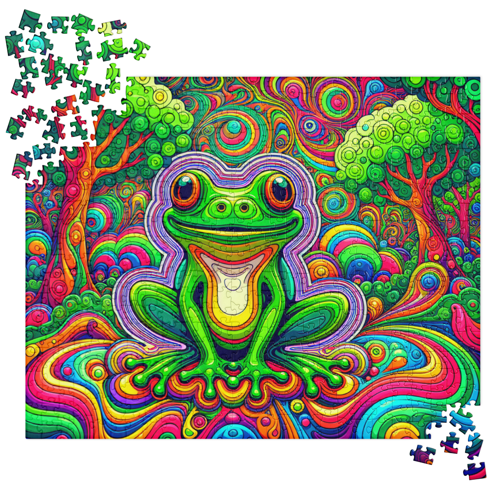 Super Frog - Jigsaw puzzle