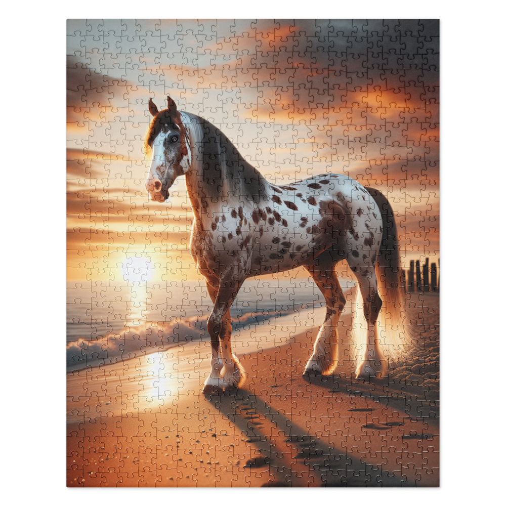 Appaloosa on the Beach - Jigsaw puzzle
