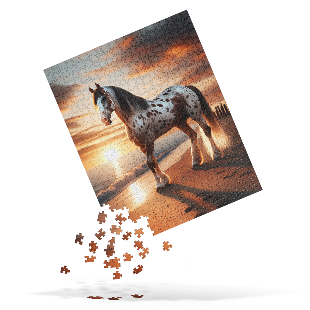 Appaloosa on the Beach - Jigsaw puzzle