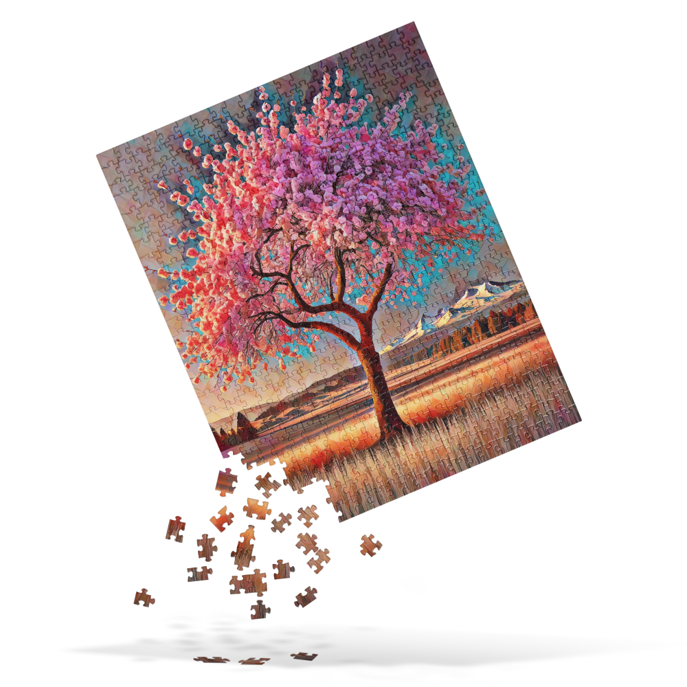 Oregon Cherry Blossoms - Jigsaw puzzle