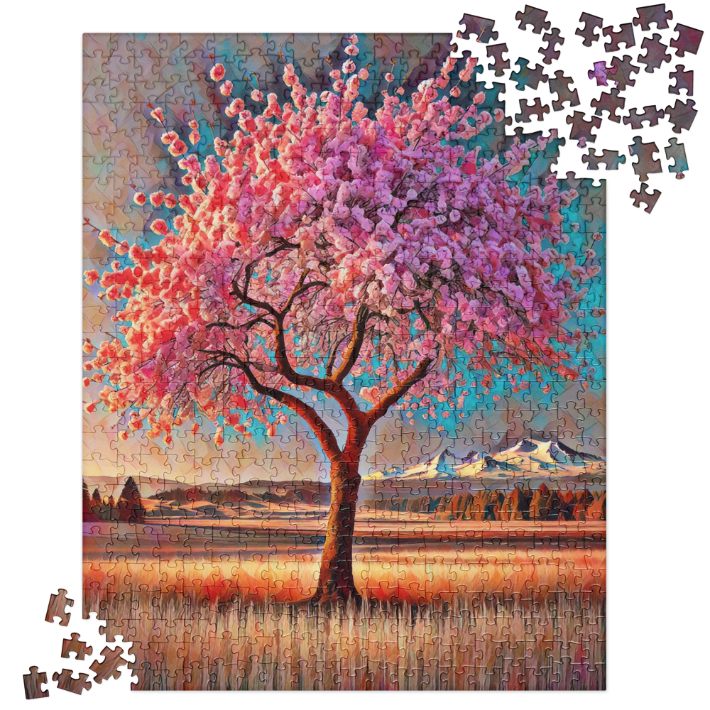 Oregon Cherry Blossoms - Jigsaw puzzle