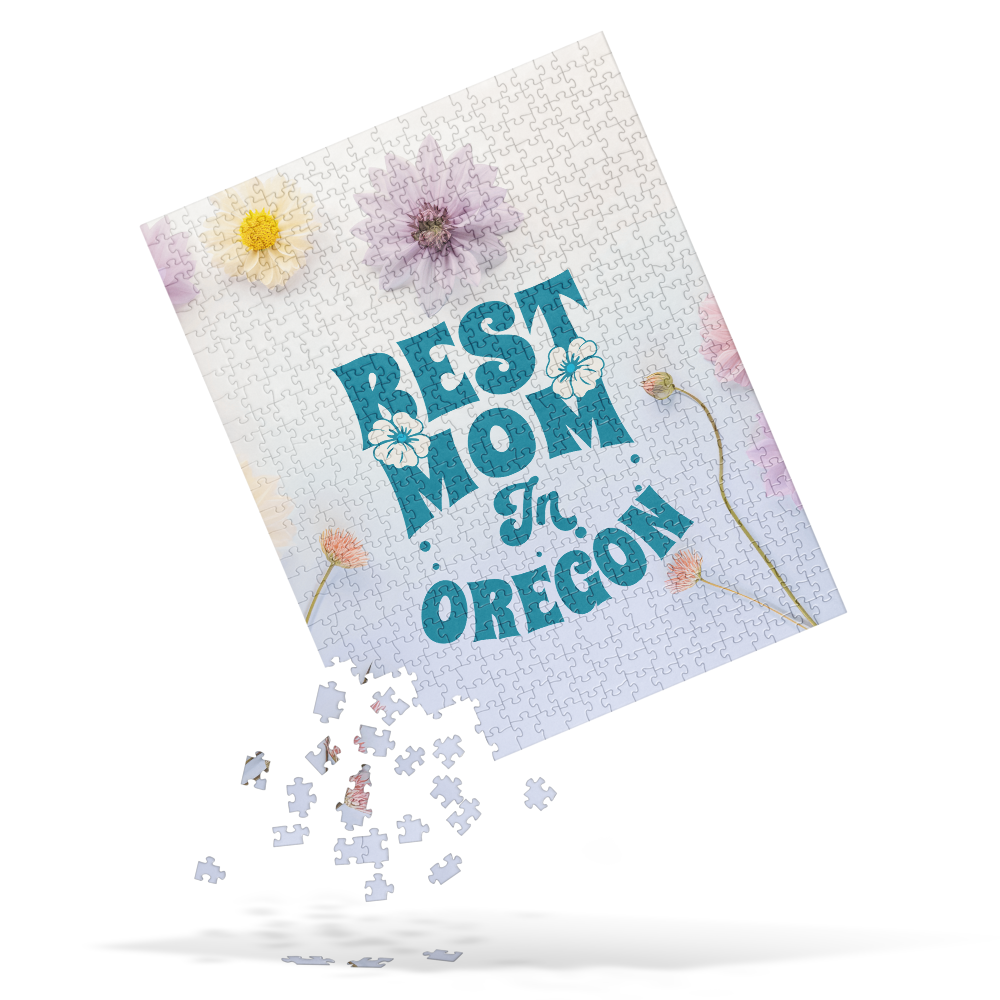 Best Mom in Oregon - Jigsaw puzzle