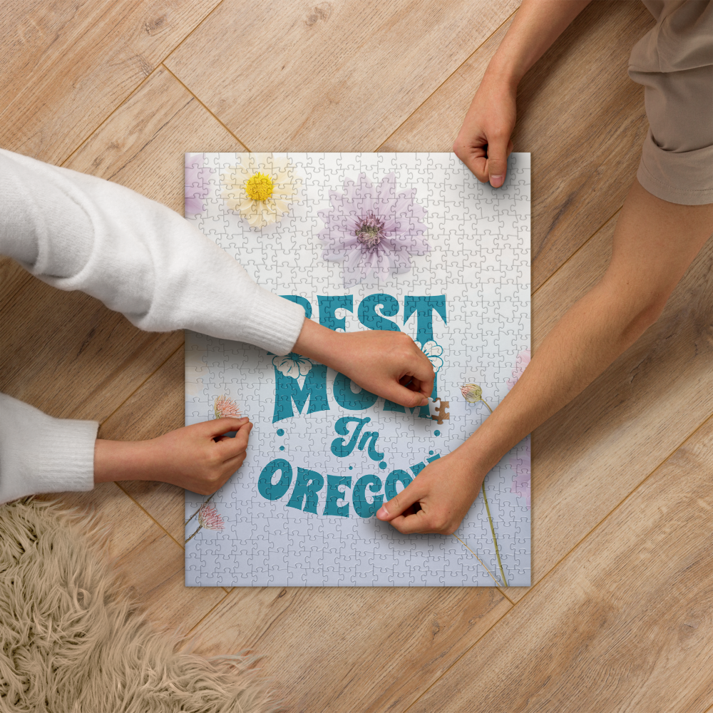 Best Mom in Oregon - Jigsaw puzzle