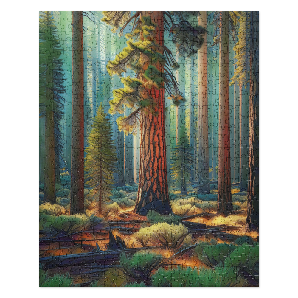 Ponderosa Pine - Digital Art - Jigsaw puzzle