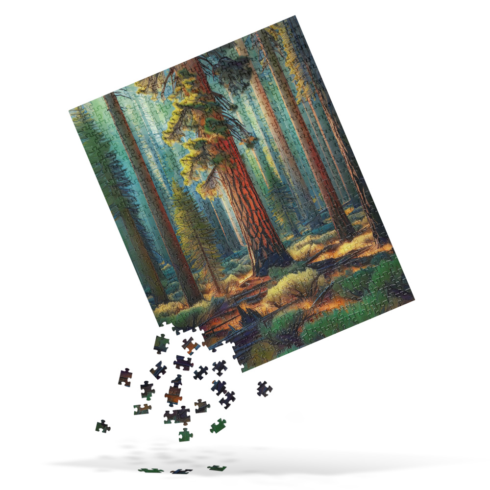 Ponderosa Pine - Digital Art - Jigsaw puzzle