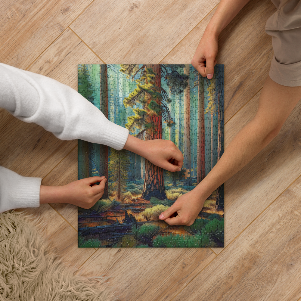 Ponderosa Pine - Digital Art - Jigsaw puzzle