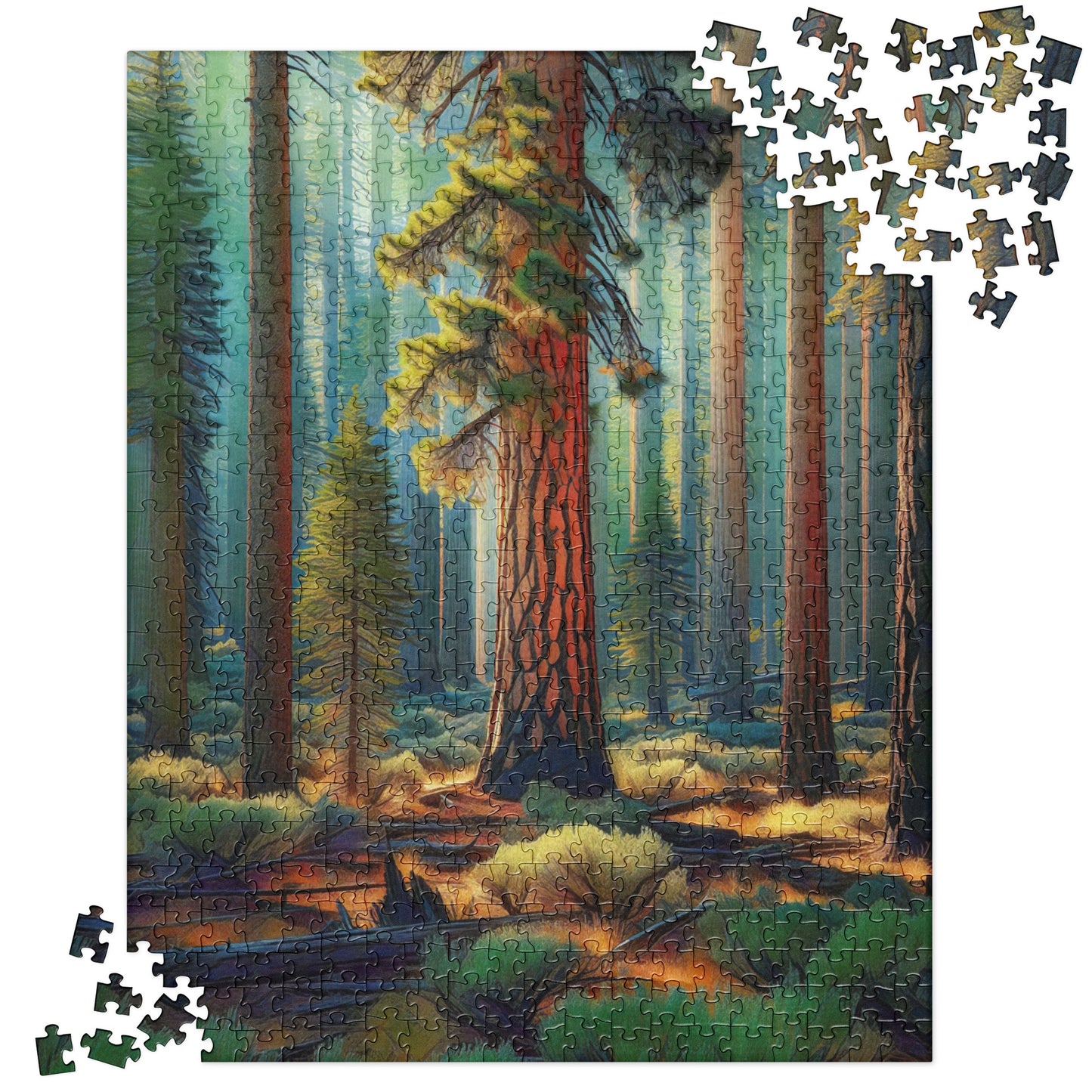 Ponderosa Pine - Digital Art - Jigsaw puzzle