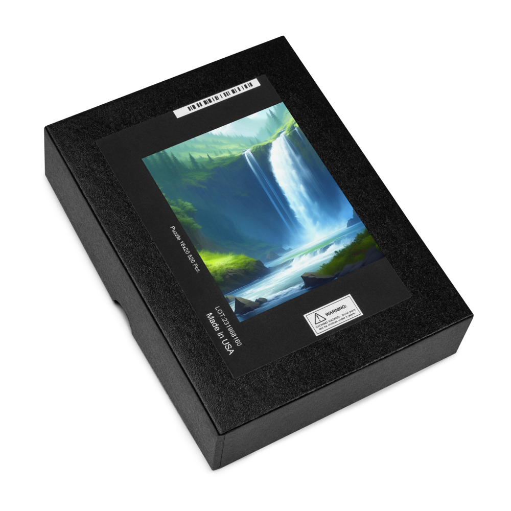 Beautiful Oregon Waterfalls - Digital Art - Jigsaw puzzle