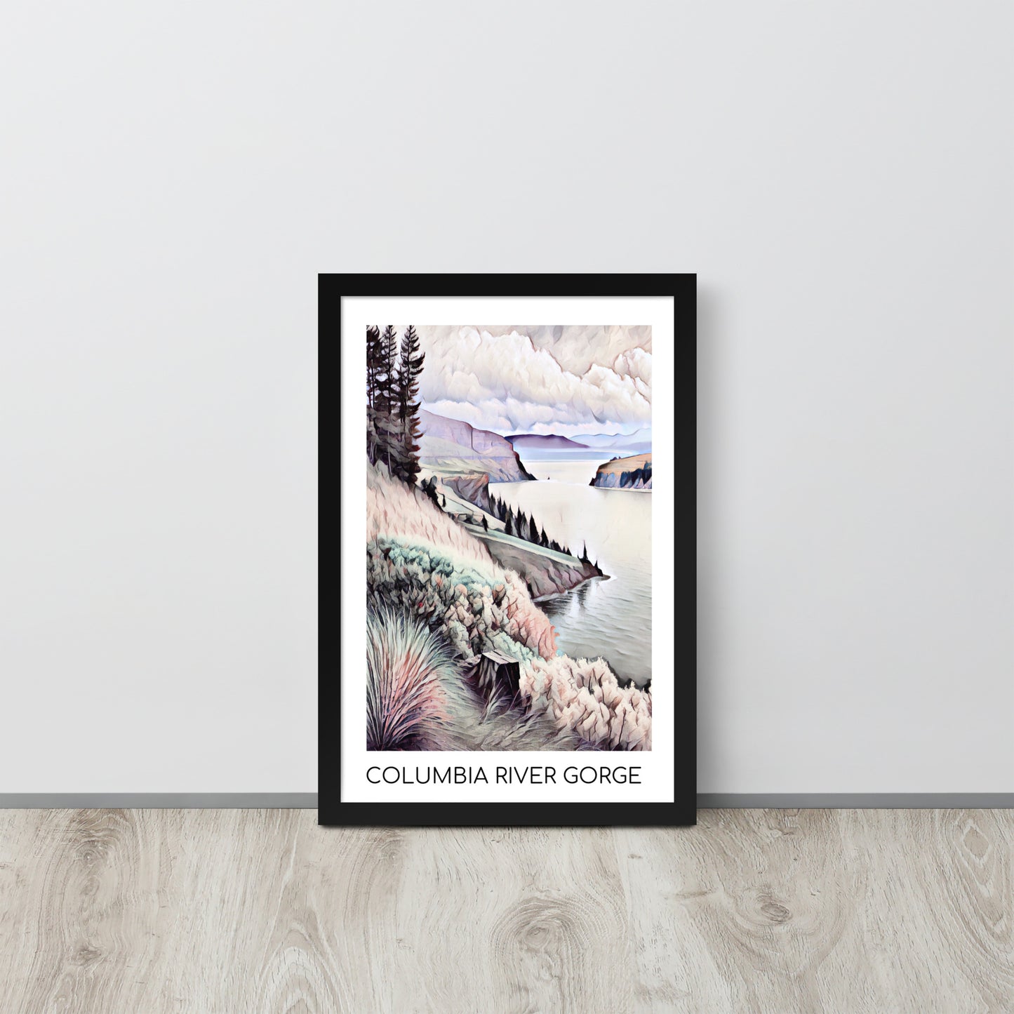 Columbia River Gorge - Framed poster