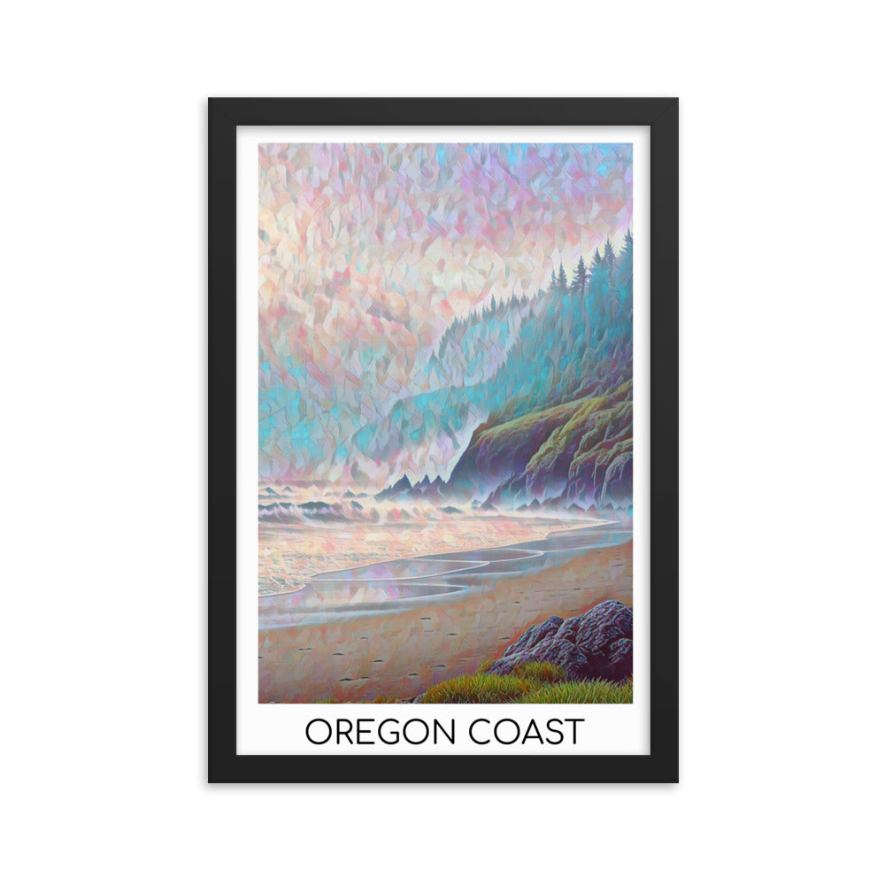 Oregon Coast - Framed poster